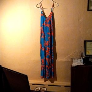 Old navy, calf length, cross back, slip dress